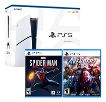 Comprar Consola Ps5 Slim Con Lector+marvelavengers+spiderman Morales