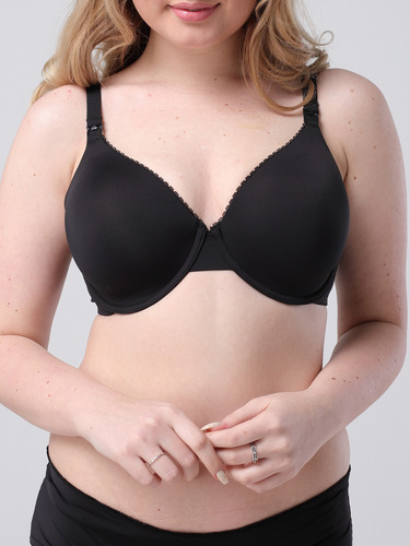 Sujetador Liso De Talla Grande Para Mujer, Cierre Frontal De