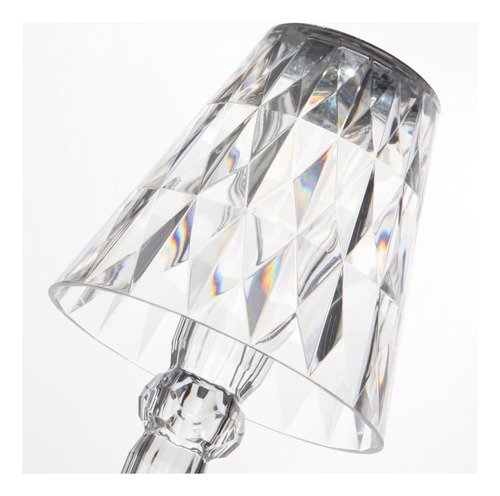 Lampara De Mesa Recargable Touch Diamante Led Dimeable