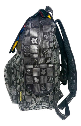 Mochila Harry Potter Kipling Importación Americana Gris Oscuro Liso