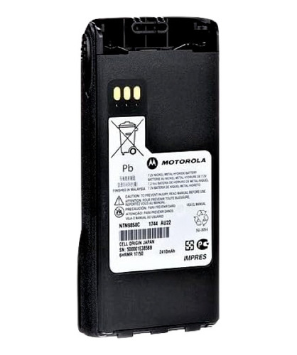 Bateria Original Motorola Ntn9858 Para Xts1500 O Xts2500