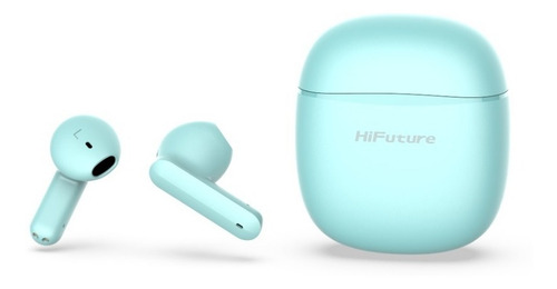 Auriculares in-ear inalámbricos HiFuture TWS ColorBuds azul con luz LED