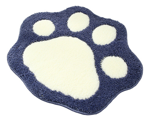 Tapete Absorbente Para Baño Con Forma De Pata De Perro Con F