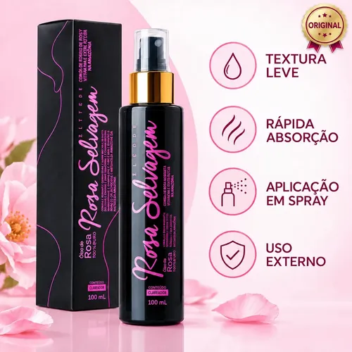 Óleo de Rosa Mosqueta Clareador 100ml - Rosa Selvagem