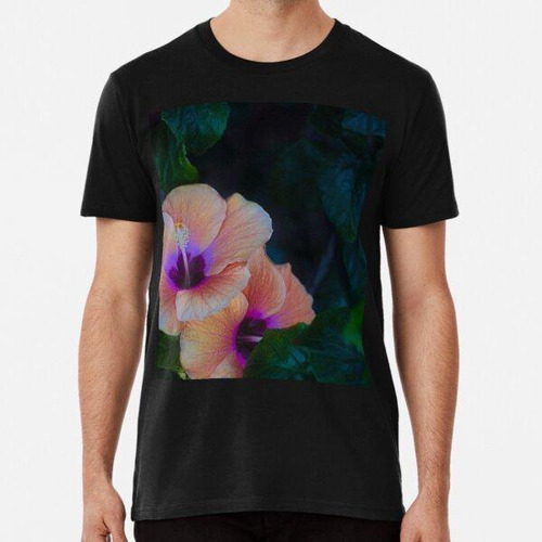 Remera Hibiscus Elle Mognet  Algodon Premium