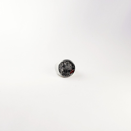 L Anillo Caballeros Templarios Guerrero Acero Inoxidable