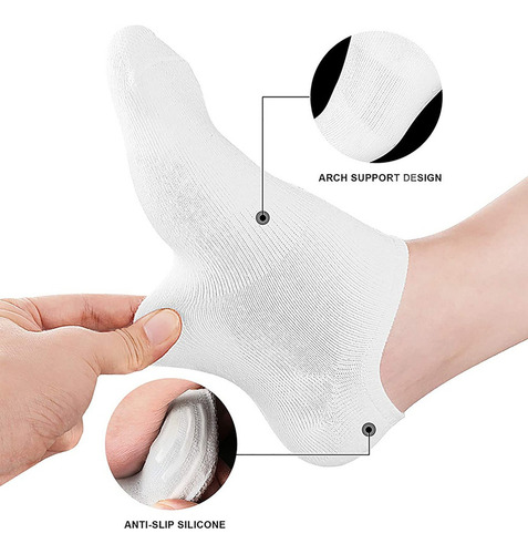8 Pares De Calcetines Tobilleros De Corte Bajo Para Zapatill