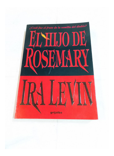 Libro El Hijo De Rosemary, Ira Levin (Usado)