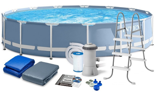 Oferta! Piscina Intex 457 X 84 Modelo 2019 Completa 11325 Lt