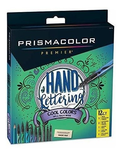 Conjunto De Letras A Mano Prismacolor Premier, Colores Frios