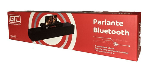 Parlante Bluetooth Soundbar Gtc Spg-117 Negro