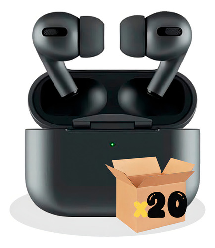Pack 20 Audífonos Bluetooth Tws Control Táctil Manos Libres Color Negro