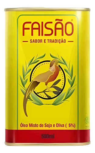 Kit Óleo Composto Faisão Lata 500ml Com 4 Unidades
