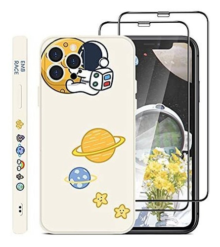 Jusy [3p] The Little Astronaut Compatible Con iPhone 9csjl