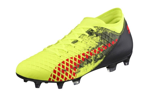 Tenis Puma Futbol 18.4  Amarillo Negro 27  Originales 