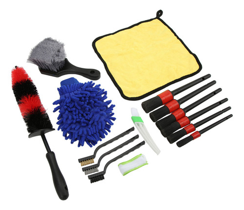 Kit De Herramientas Para Lavado De Autos, Juego De 15 Brocha