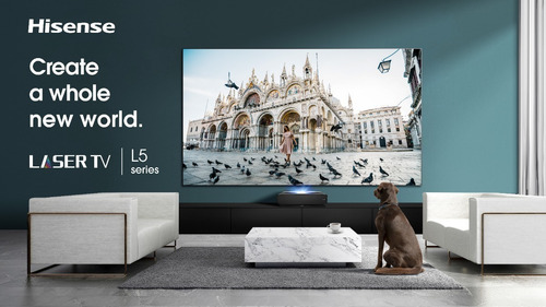 Imagen 2 de 9 de Televisor Láser Smart De 100 Pulgadas 4k Android Tv Hisense