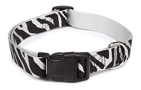 East Side Collection Cheetah-print Nylon Dog Collar, Milmf