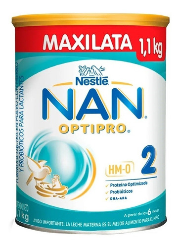 Formula Infantil Nan 2 Optipro X1100 Gr