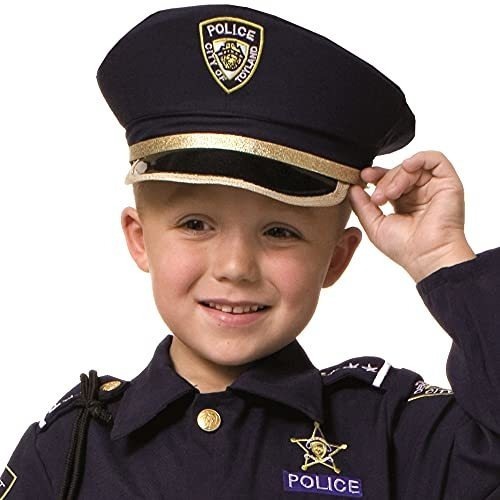 Gorro Policía Infantil Azul - Accesorio Disfraz 