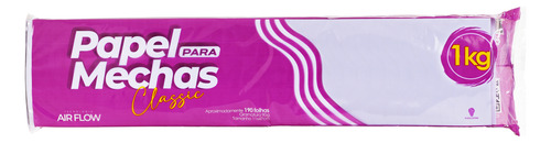 Papel Ecologico Para Mechas Classic 11x47cm 190 Folhas