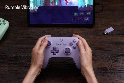 Controlador sem fio 8bitdo Ultimate C com Turbo Pc Andro