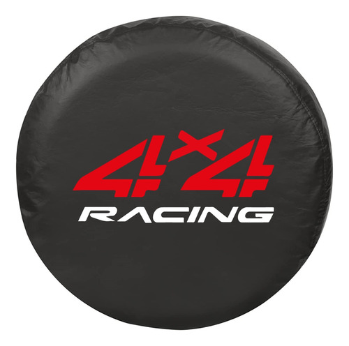 Cubre Neumático Rueda Aro 15 Y 16 Diseños 4x4 Racing Rojo