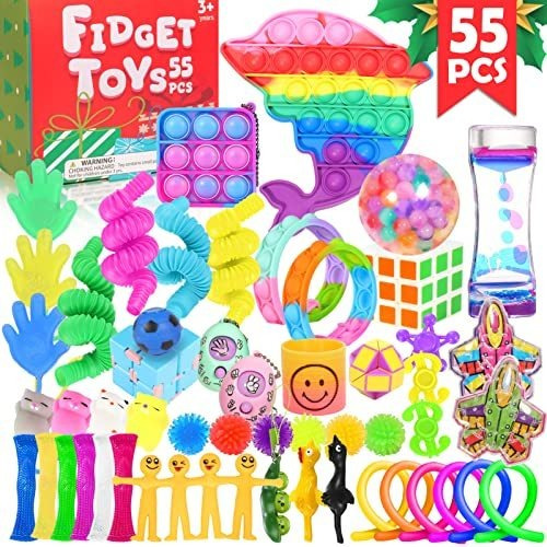 Fidget Juguetes Set 55 Pack, Sensorial Alivia El Z4l6e