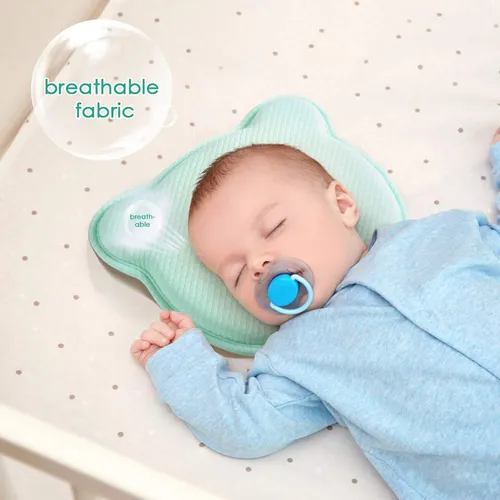 Almohada De Cabeza Plana Bebé, Almohada Moldeadora De ...