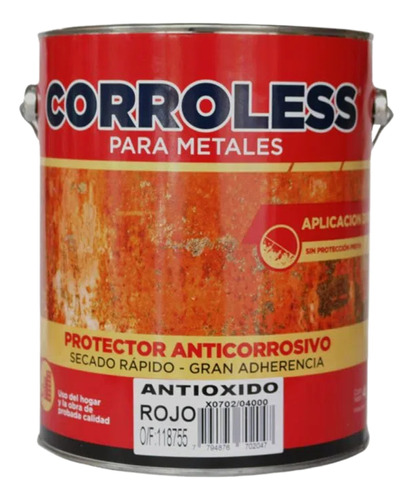 Corroles Antioxido Fondo Rojo Polilak 1lt | Gran