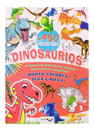 Dinosaurios Rosa / Más De 450 Pegatinas / Nuevo Y Original 