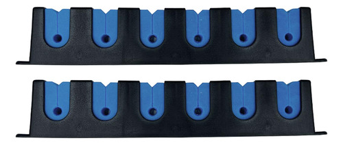 Soportes Horizontales Para Cañas De Pescar, Estantes Azul