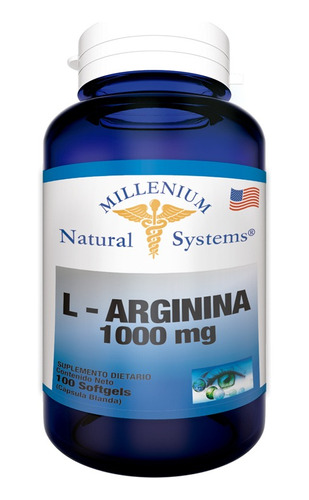 L Arginina 1000mg Natural X 100 - Unidad a $675