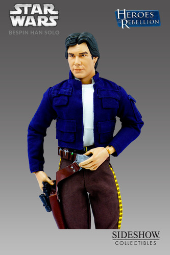 Star Wars Sideshow Heroes Rebellion Han Solo Bespin 1:6 Msi
