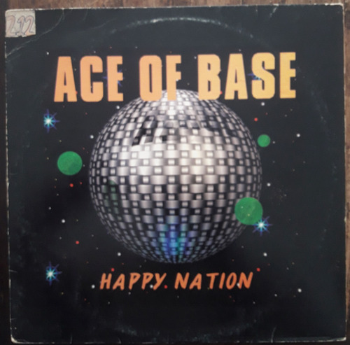 Lp Vinil (vg/+ Ace Of Base Happy Nation Ed Br 1992 C/encarte