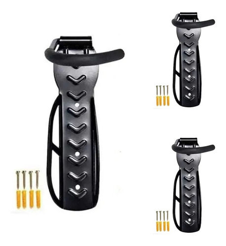 Ganchos Bicicletas Pared - Pack 3 Unidades - Soporte Muro