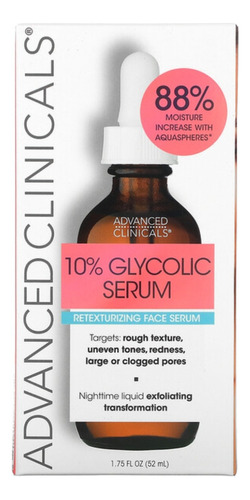 Serum Acido Glicolico Al 10% Advanced Clinicals 52 Ml Americ