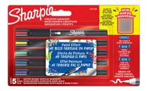 Comprar Marcadores Acrílicos Sharpie Creativos Punta Pincel 5 Piezas