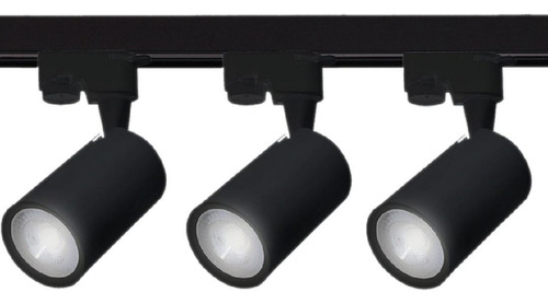 Kit Trilho 3 Spot De Led - 6w - 4000k - Ecoforce