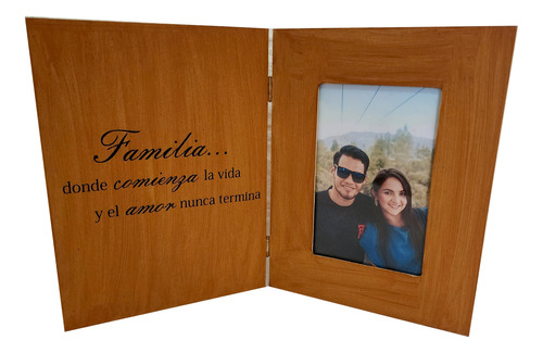 Porta Retrato Libro En Mdf Personalizado