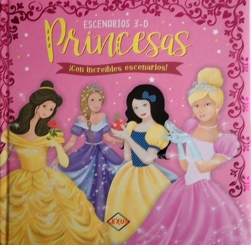 Libro Princesas Escenario 3d - Princesas 3d