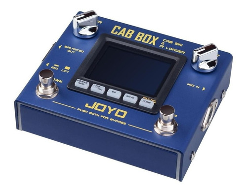 Pedal Modelador Emulador Gabinete Joyo R-08 - Cab Box 