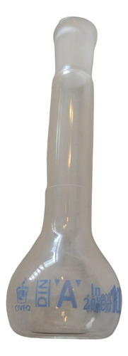 Matraz Aforado 10ml De Vidrio Civeq Paq. 10 Piezas
