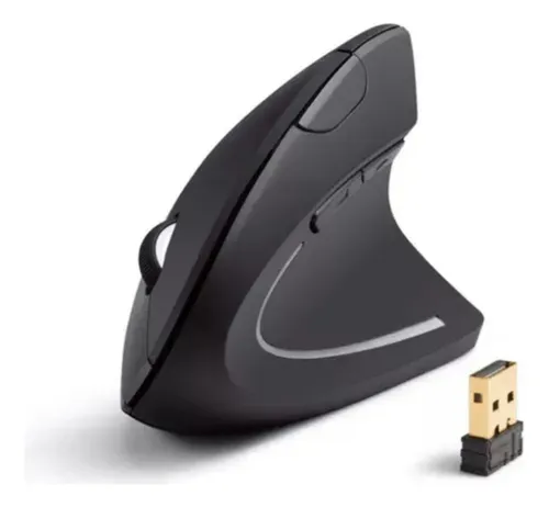 Mouse Vertical Inalambrico Usb 2.4hz Recargable Tipo C V886