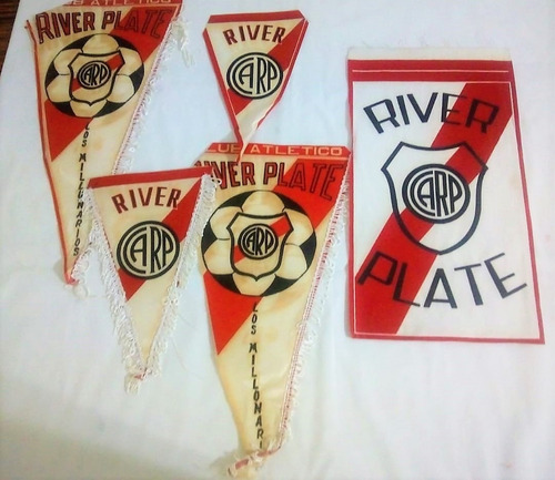 Bandrin Club Atletico River Plate Lote X5 Decada Del 70