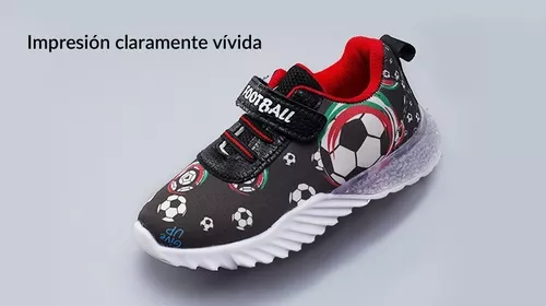 Zapatillas Led Infantiles Niños Futbol + Regalo