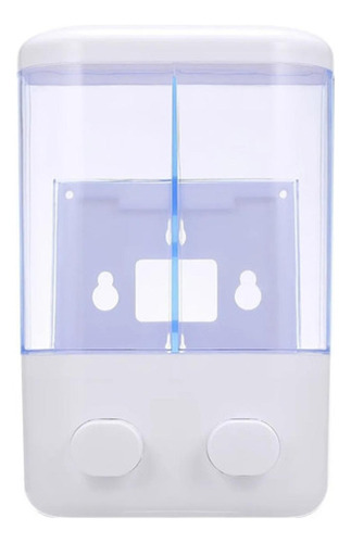 Dispensador Jabón Baño Doble Blanco