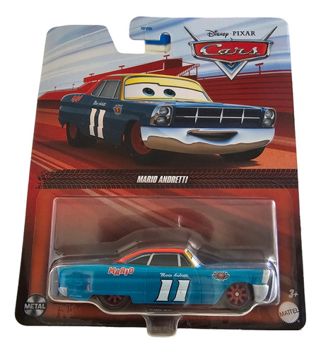 Mario Andretti Cars Disney Pixar Mattel