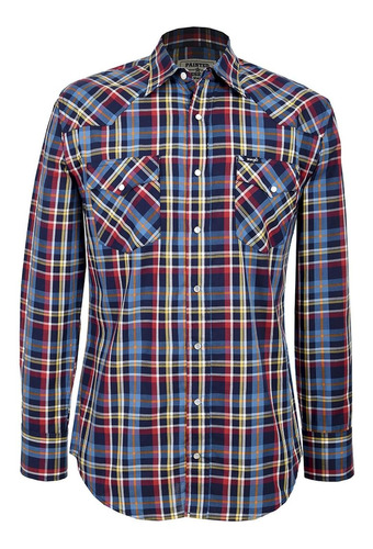 Camisa Vaquera Wrangler Hombre Manga Larga U21