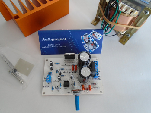 Imagen 3 de 6 de Modulo Amplificador Guitarra / Bajo 100 W Fuente Y Disipador